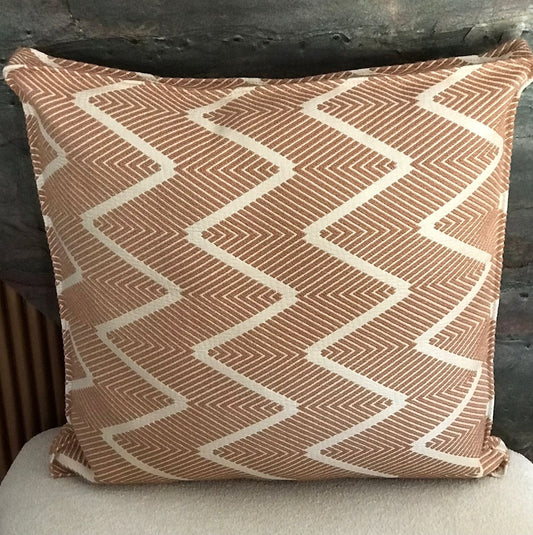 Coussin carré zigzag